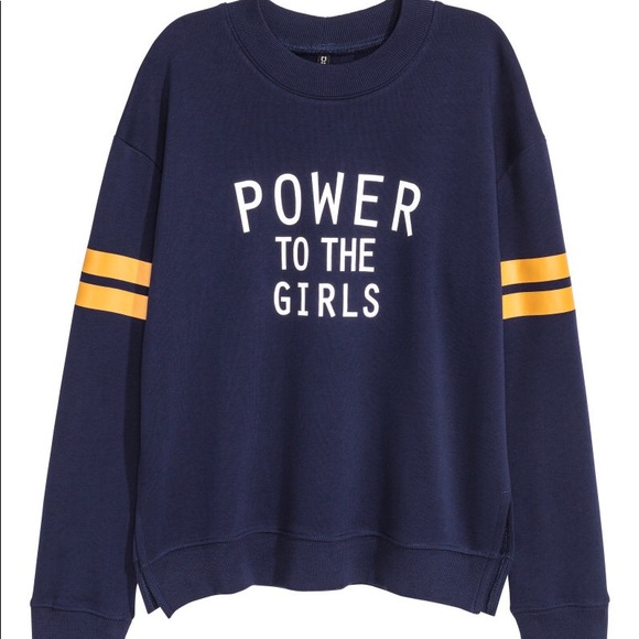 dark blue sweatshirt by h&m